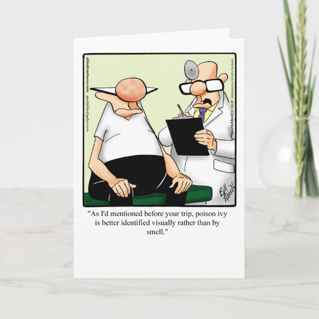 Carte drôle de rétablissement avec humour (Devant)