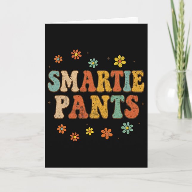 Carte Drôle de retour à l'école Smartie Pants _2  (Devant)