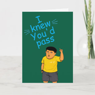 carte drôle de réussite à l'examen du barreau