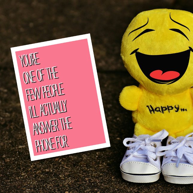 Carte Drôle de Rose Je répondrai uniquement à votre cart (Créateur téléchargé)