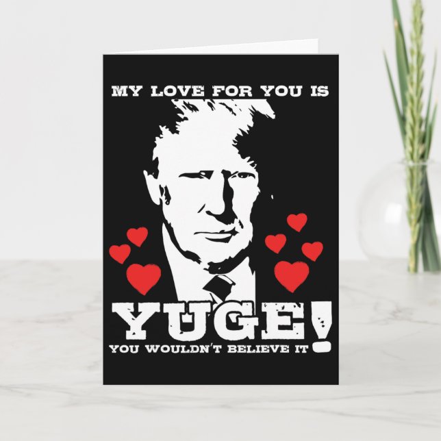 Carte Drôle de Saint-Valentin Trump Saint-Valentin Répub (Devant)