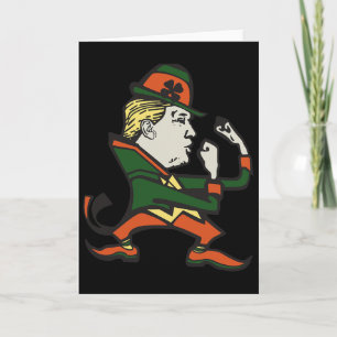 Carte Drôle de St Patrick de Trump St. Paddy's de Trump