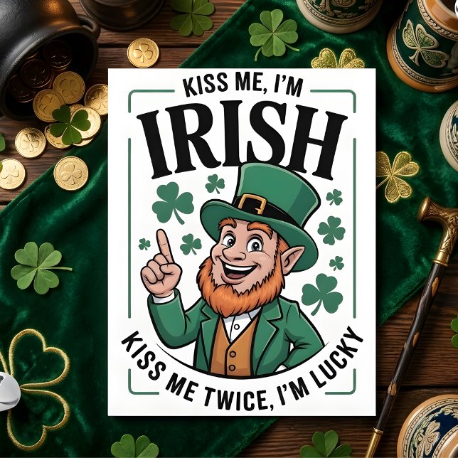 Carte drôle de St Patrick pour lui (Créateur téléchargé)