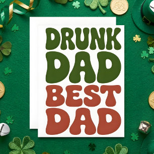 Carte drôle de St Patrick pour Papa