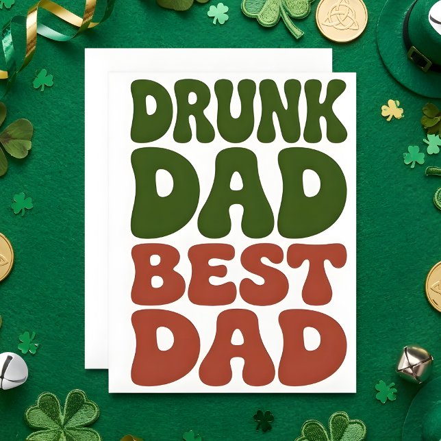 Carte drôle de St Patrick pour Papa (Créateur téléchargé)