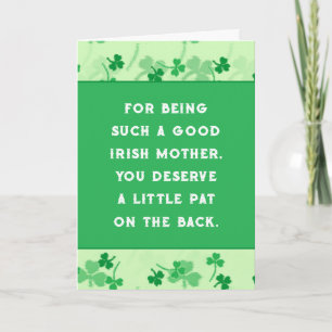 Carte Drôle de St. Patrick's Day