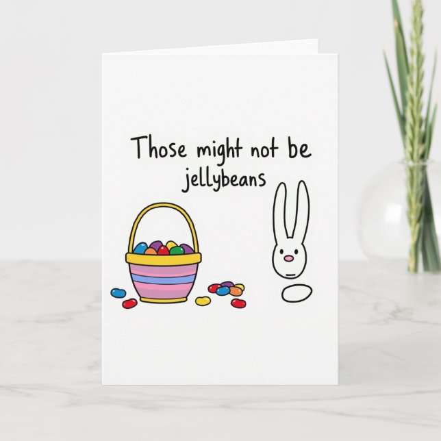 Carte drôle de surprise sucrée (Devant)