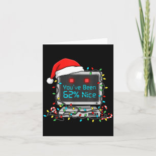 Carte Drôle de technologie Noël Geek Ai Vacances Humour