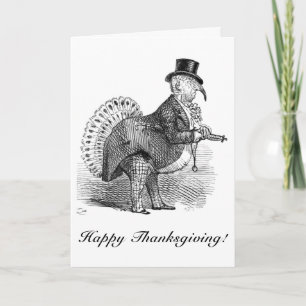 Carte drôle de thanksgiving