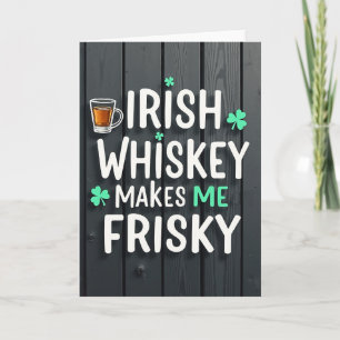 Carte drôle de Whiskey Irlandais