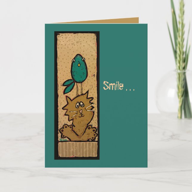 Carte drôle d'encouragement (Devant)