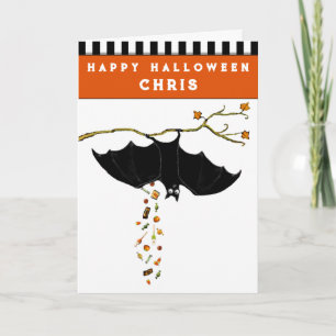 Carte drôle d'Halloween