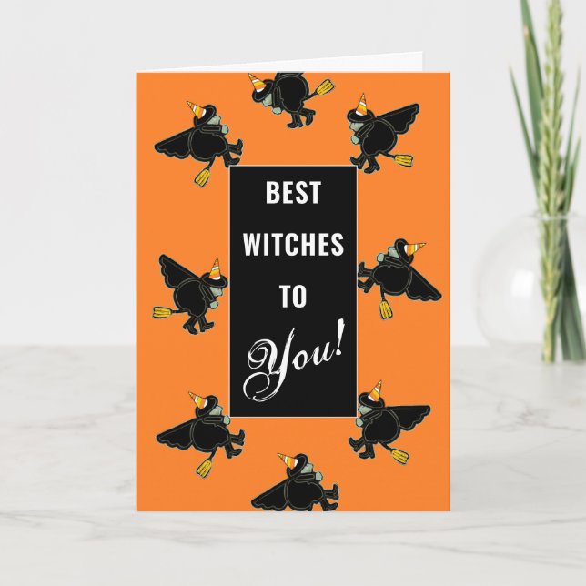 Carte drôle d'Halloween (Devant)