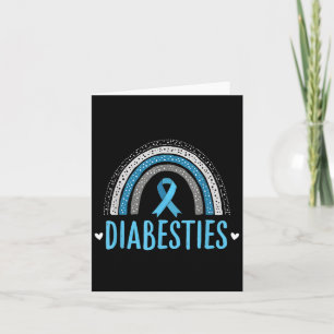 Carte Drôle Diabesties Diabète Sensibilisation Ami