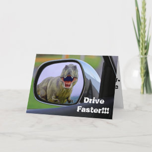 Carte Drôle Dinosaure Vieillissement Anniversaire