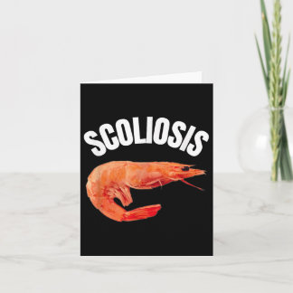 Carte Drôle Dit Scoliosis crevette mème Docteur Fun Fun 