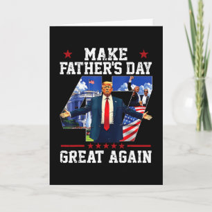 Carte Drôle Donald Trump Faire la Fête des Pères Grande