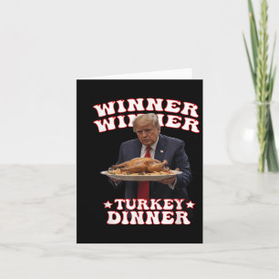 Carte Drôle Donald Trump Gagnant Turquie Dîner Tha