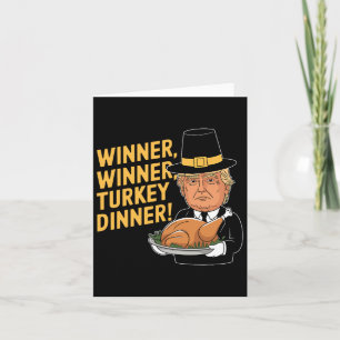 Carte Drôle Donald Trump Gagnant Turquie Dîner Tha