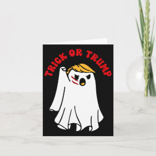 Carte Drôle Donald Trump Ghost Fight Fist Trick Ou Trump