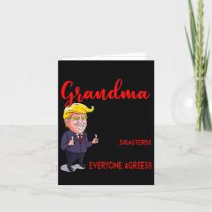 Carte Drôle Donald Trump Vous êtes une grande grand-mère