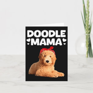 Carte Drôle Doodle Mama Design Pour Maman Femmes Goldend