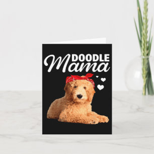 Carte Drôle Doodle Mama Design Pour Maman Femmes Goldend