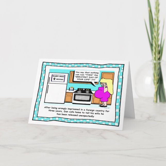 Carte Drôle Drôle Cartoon Prison (Devant)