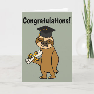 Carte Drôle Drôle Dessin De Diplôme De Fente