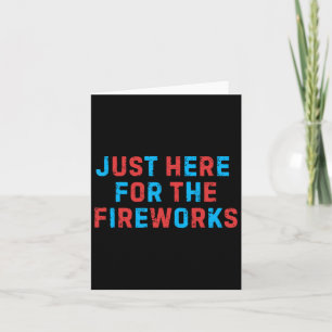 Carte Drôle du 4 juillet patriotique aux États-Unis just