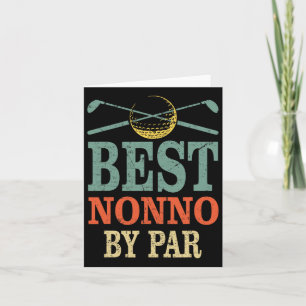 Carte Drôle du meilleur Nonno par Par Cadeau de golf pou
