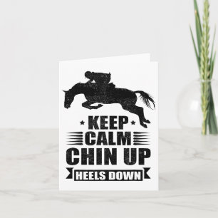 Carte Drôle équitation équitation Cadeau Filles Cool Chi