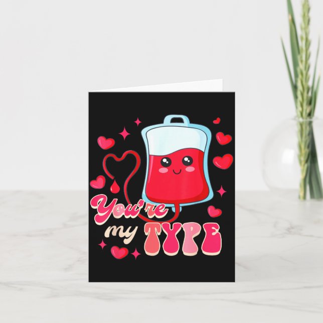 Carte Drôle Er Rn Infirmière Soins à la Saint-Valentin V (Devant)
