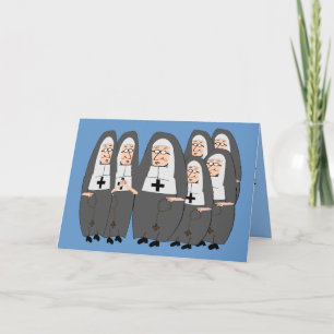 Carte Drôle "Fat Nuns" Cadeaux pour toute occasion