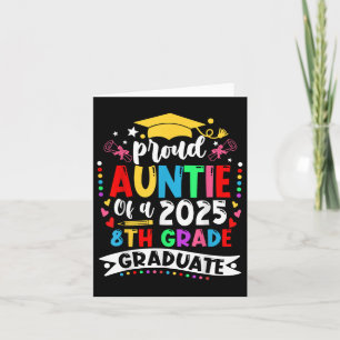 Carte Drôle Fier Tante D'Un Cl De 2025 8E Gradu