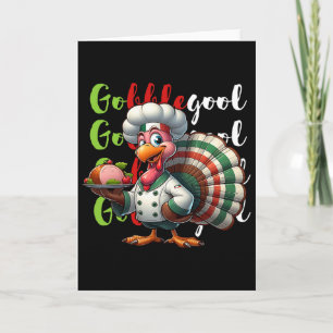 Carte Drôle Gobblegool Dinde Thanksgiving Gobble Gool T