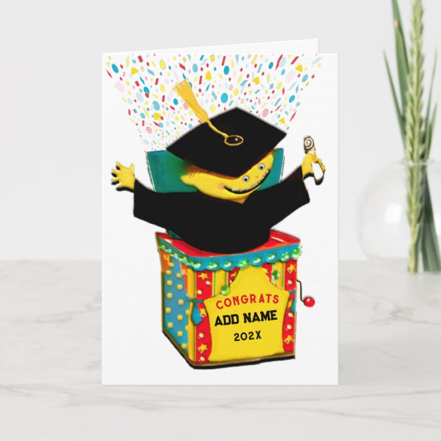Carte Drôle Graduation (Devant)
