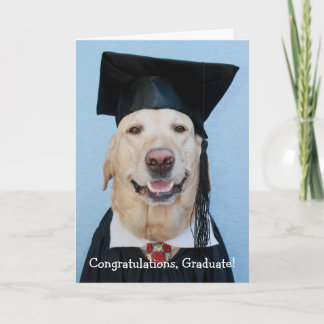 Carte Drôle Graduation en laboratoire