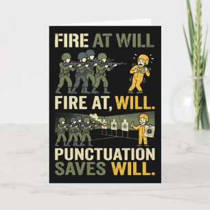 Carte Drôle Grammaire Ponctuation Humour Professeur D'an
