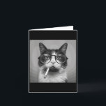 Carte Drôle Graphique Chat Fumeur Adulte Drôle<br><div class="desc">Drôle Graphique Chat Fumeur Adulte Drôle</div>