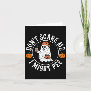 Carte Drôle Halloween Ne m'E pas Je pourrais Pee Enceint