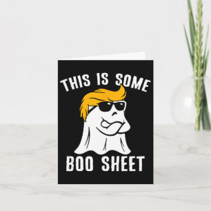 Carte Drôle Halloween Trump C'Est Une Feuille De Livres