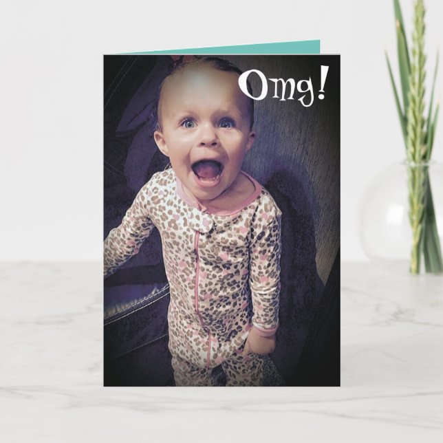 Carte Drôle Happy Belated Birthday Greeting Card (Devant)