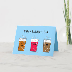 Carte Drôle Happy Fête des pères Pops Coolest Papa Musta