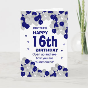 Carte drôle, heureux anniversaire frère
