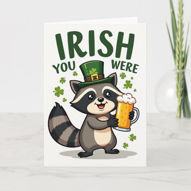 Carte Drôle Irish You Were Here (Devant)