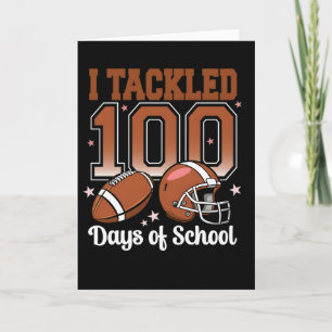 Carte Drôle, j'ai relevé 100 jours de football scolaire