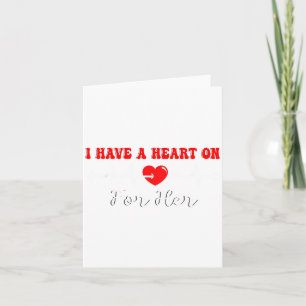 Carte Drôle j'ai un cœur pour elle la Saint-Valentin Il