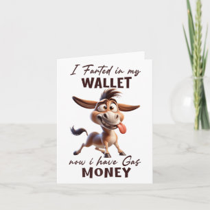 Carte Drôle, J'Ai Vu Dans Mon Portefeuille Maintenant J'