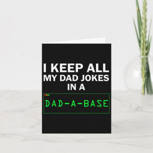Carte Drôle Je Garde Toutes Mes Blagues De Papa Dans Un
